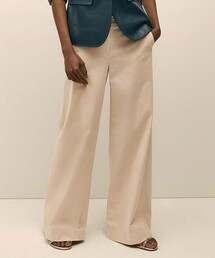 BROOKS BROTHERS（ブルックスブラザーズ）の「ストレッチコットン ワイドレッグパンツ（その他パンツ）」