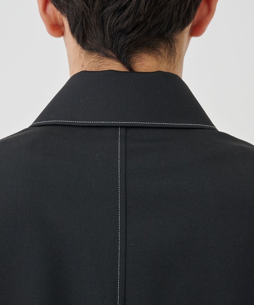 STUDIOUS（ステュディオス）の「NO SEASON WASHABLEWOOL BLOUSON（ブルゾン・メンズ・ブラック/グレイッシュベージュ・1/2）」の13枚目の写真