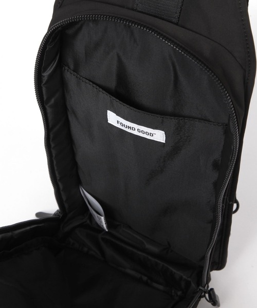 FOUND GOOD（ファウンドグッド）の「キレイメボディバッグ（ボディバッグ/ウエストポーチ・メンズ・ブラック/グレー系・FREE）」の17枚目の写真