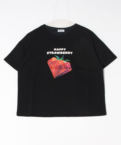 unica（ユニカ）の「ｐｒｉｚｍＴ（Tシャツ/カットソー・レディース・ブラック/オフホワイト・F）」の7枚目の写真