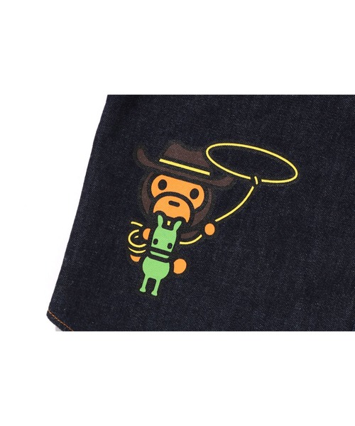 A BATHING APE（アベイシングエイプ）の「BABY MILO WESTERN SHIRT（シャツ/ブラウス・キッズ・ライトインディゴブルー/インディゴブルー・110/130/140/100）」の6枚目の写真