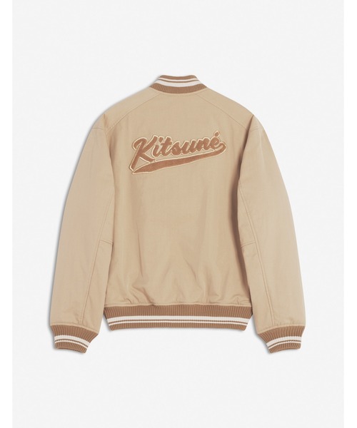 Maison Kitsune（メゾンキツネ）の「TEDDY BLOUSON（スタジャン・レディース・ベージュ・S/XS/XL/L/M）」の2枚目の写真