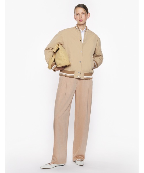 Maison Kitsune（メゾンキツネ）の「TEDDY BLOUSON（スタジャン・レディース・ベージュ・S/XS/XL/L/M）」の4枚目の写真