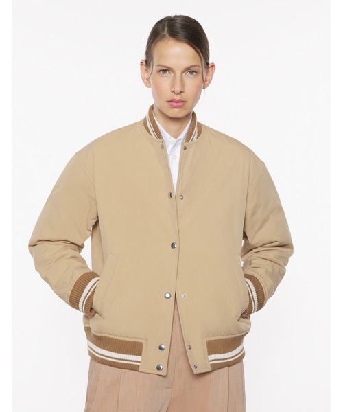 Maison Kitsune（メゾンキツネ）の「TEDDY BLOUSON（スタジャン・レディース・ベージュ・S/XS/XL/L/M）」の6枚目の写真