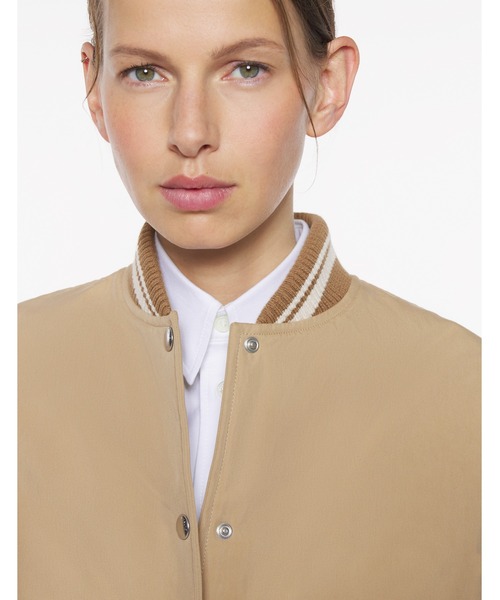 Maison Kitsune（メゾンキツネ）の「TEDDY BLOUSON（スタジャン・レディース・ベージュ・S/XS/XL/L/M）」の7枚目の写真