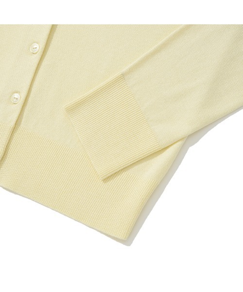 KIRSH（キルシー）の「KIRSH PLAIN SOFT TOUCH CARDIGAN キルシー プレイン　ソフト タッチ カーディガン（カーディガン/ボレロ・レディース・レッド/アイボリー/ブラック・ONE SIZE）」の9枚目の写真