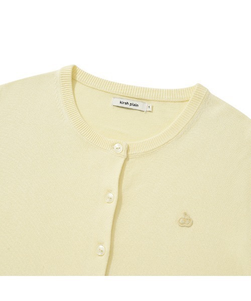 KIRSH（キルシー）の「KIRSH PLAIN SOFT TOUCH CARDIGAN キルシー プレイン　ソフト タッチ カーディガン（カーディガン/ボレロ・レディース・レッド/アイボリー/ブラック・ONE SIZE）」の6枚目の写真