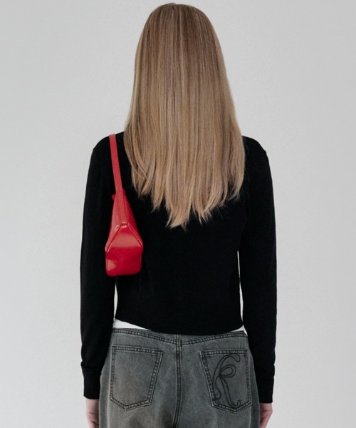 KIRSH（キルシー）の「KIRSH PLAIN SOFT TOUCH CARDIGAN キルシー プレイン　ソフト タッチ カーディガン（カーディガン/ボレロ・レディース・レッド/アイボリー/ブラック・ONE SIZE）」の12枚目の写真