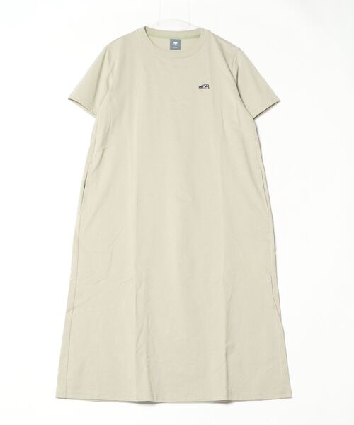 NEW BALANCE(ニューバランス)の「【New Balance×アルペン限定モデル】ニューバランス New Balance THE CITY シューパッチTシャツドレス(ドレス・レディース・グリーン/ダークブルー・S/M/L/XL)」の1枚目の写真