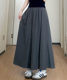 シンプル&上品♪大人カジュアルなフレアワイドパンツ