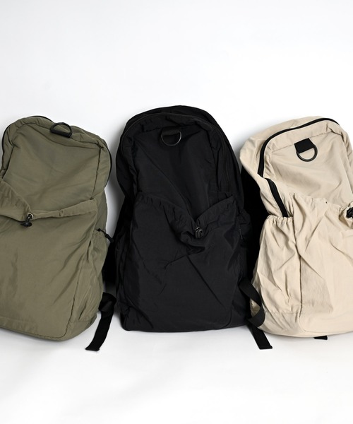 MARAI(マーライ)の「ドローストリング リュック バックパック 撥水加工(バックパック/リュック・レディース・ベージュ/カーキ/ブラック/グレー・フリー)」の17枚目の写真