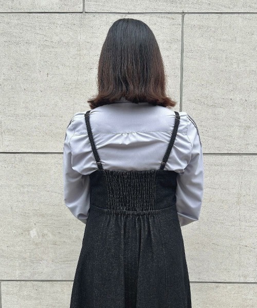 F i.n.t（フィント）の「プチリボンフレアーキャミワンピース/ fint　フィント（ワンピース・レディース・ブラック/ライトピンク・FREE）」の14枚目の写真