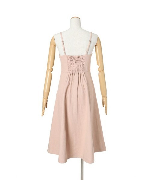 F i.n.t（フィント）の「プチリボンフレアーキャミワンピース/ fint　フィント（ワンピース・レディース・ブラック/ライトピンク・FREE）」の17枚目の写真