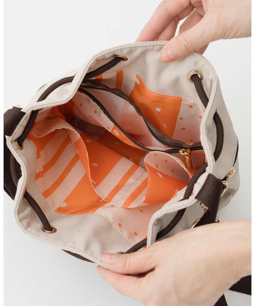 【LeSportsac】×IENA ENFANT ショルダーバッグ LeSportsac/レスポートサック × IENA ENFANT Drawstring Bucket
