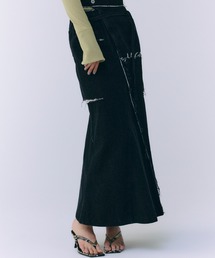 SLIT DENIM SKIRT/スリットデニムスカート