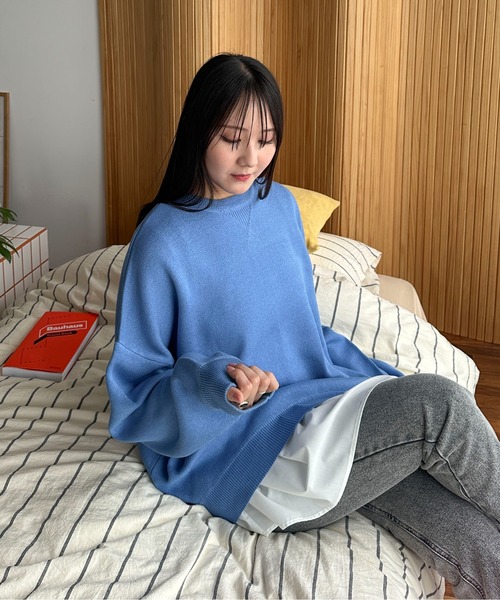 PILIT(ピリット)の「ペプラムフレア ノースリーブTee(Tシャツ/カットソー・レディース・オフホワイト/ブラック・MEDIUM)」の10枚目の写真