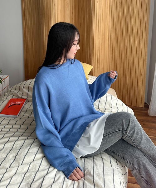 PILIT(ピリット)の「ペプラムフレア ノースリーブTee(Tシャツ/カットソー・レディース・オフホワイト/ブラック・MEDIUM)」の11枚目の写真