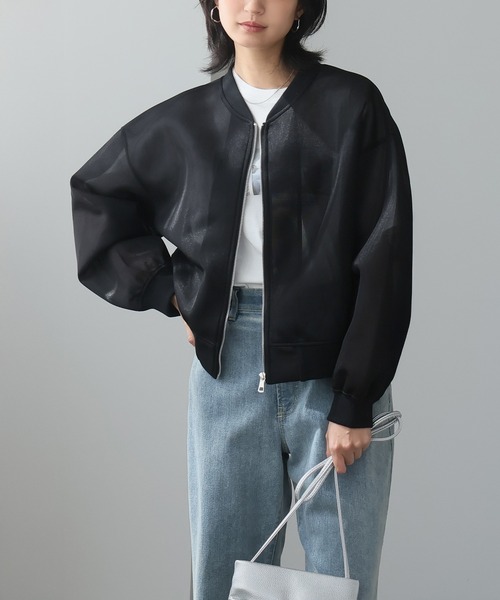 itto...(イット)の「ダンボールシアーMA-1(ブルゾン・レディース・ホワイト/ブラック/インディゴブルー・M)」の20枚目の写真