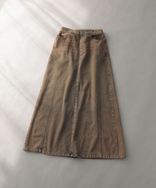 EGOIST（エゴイスト）の「EGOISTブリーチデニムスカート（デニムスカート・レディース・ブラウン・FREE）」の21枚目の写真