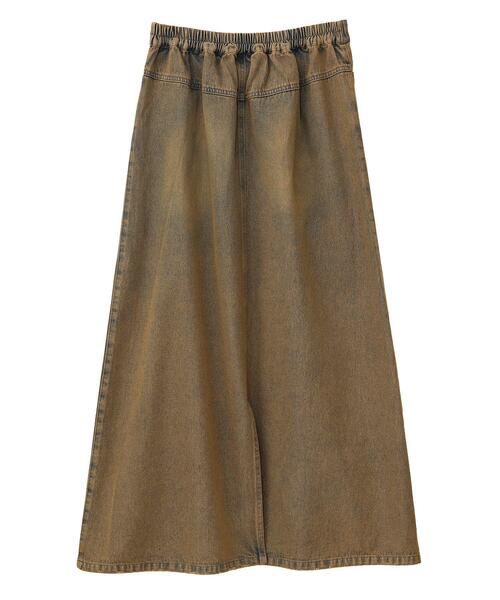 EGOIST（エゴイスト）の「EGOISTブリーチデニムスカート（デニムスカート・レディース・ブラウン・FREE）」の22枚目の写真