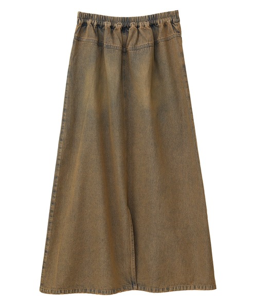 EGOIST（エゴイスト）の「EGOISTブリーチデニムスカート（デニムスカート・レディース・ブラウン・FREE）」の8枚目の写真