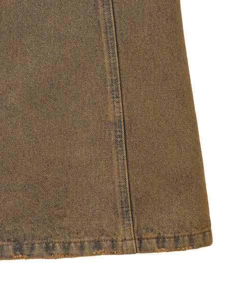 EGOIST（エゴイスト）の「EGOISTブリーチデニムスカート（デニムスカート・レディース・ブラウン・FREE）」の10枚目の写真