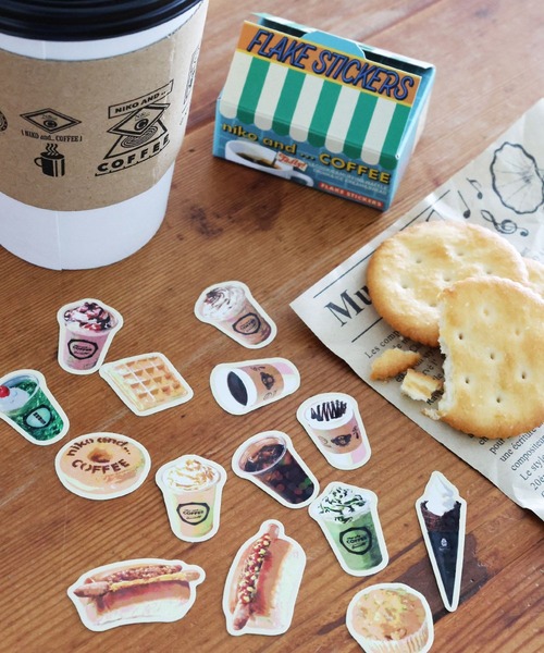 niko and...（ニコアンド）の「オリジナル 箱フレークシール（ステッカー/テープ・レディース・その他3/その他2/その他1・0）」の2枚目の写真