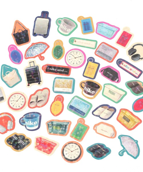 オリジナル 箱フレークシール（ステッカー/テープ）｜niko and