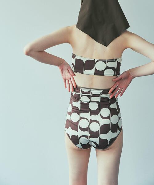 URBAN RESEARCH（アーバンリサーチ）の「『2サイズ展開』『UVカット』Swim URBAN RESEARCH　スイムリバーシブルショーツ（水着・レディース・グリーン系その他/ブラウン系その他・SMALL/MEDIUM）」の2枚目の写真