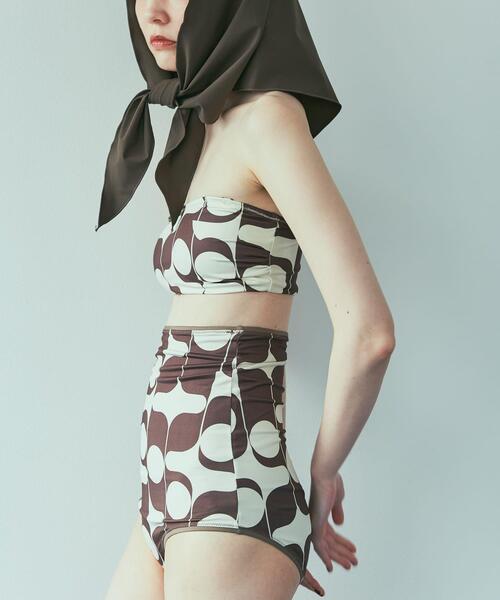 URBAN RESEARCH（アーバンリサーチ）の「『2サイズ展開』『UVカット』Swim URBAN RESEARCH　スイムリバーシブルショーツ（水着・レディース・グリーン系その他/ブラウン系その他・SMALL/MEDIUM）」の4枚目の写真