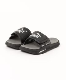 PUMA | PUMA プーマ SOFTRIDEPRO SLIDE 24 V SOFTRIDEPRO スライド24 V 395431 ABC-MART限定 *17BK/SILVER(サンダル)