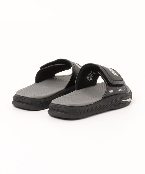 【PUMA】 プーマ SOFTRIDEPRO SLIDE 24 V BK/SILVER 国内発送 セール】PUMA プーマ SOFTRIDEPRO SLIDE 24 V SOFTRIDEPRO