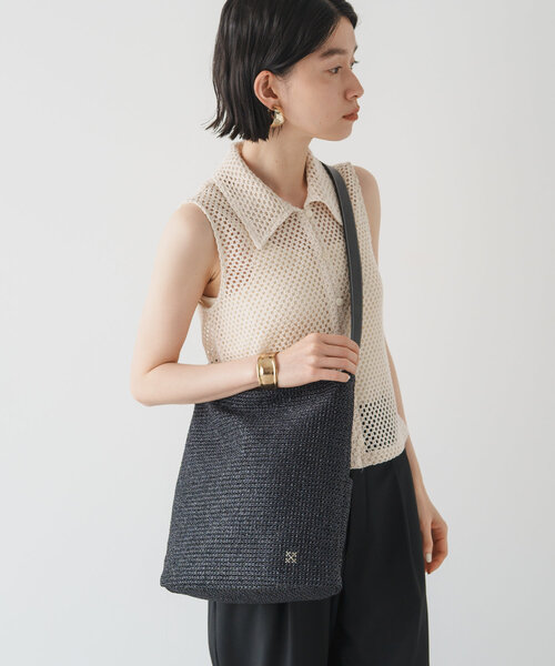 [新品] russet ラシット　リアルファー　かごバッグ　ANAYI イエナ Rouje ルージュ IENA イエナ ラウンドカゴバッグ（新品] russet