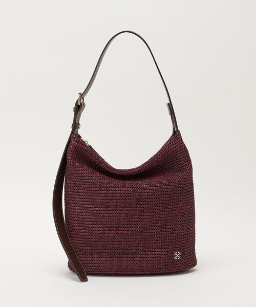 ラシット　russet　ショルダーバッグ　ナイロン　総柄　グレー russet / ラシット ショルダーバッグ（条件：グレー系