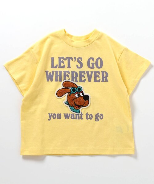 BREEZE(ブリーズ)の「【ジュニア対応】アニマルカレッジ半袖Tシャツ(Tシャツ/カットソー・キッズ・オフホワイト/ネイビー/イエロー/グリーン/ピンク・80/90/100/110/120/130/140)」の4枚目の写真