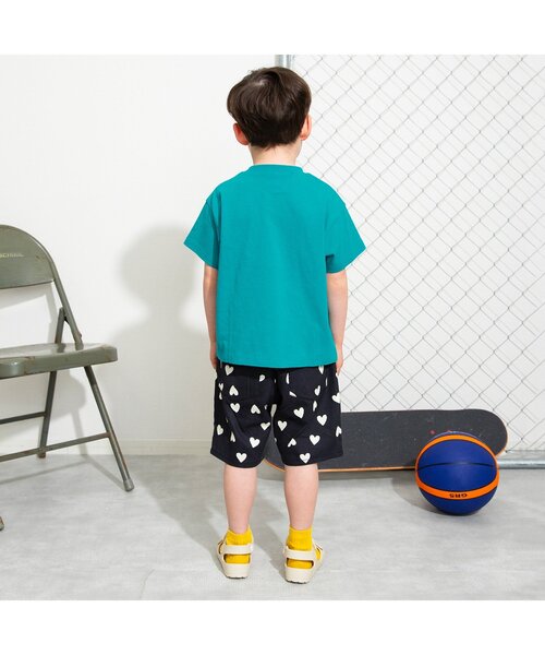 BREEZE(ブリーズ)の「【ジュニア対応】アニマルカレッジ半袖Tシャツ(Tシャツ/カットソー・キッズ・オフホワイト/ネイビー/イエロー/グリーン/ピンク・80/90/100/110/120/130/140)」の7枚目の写真