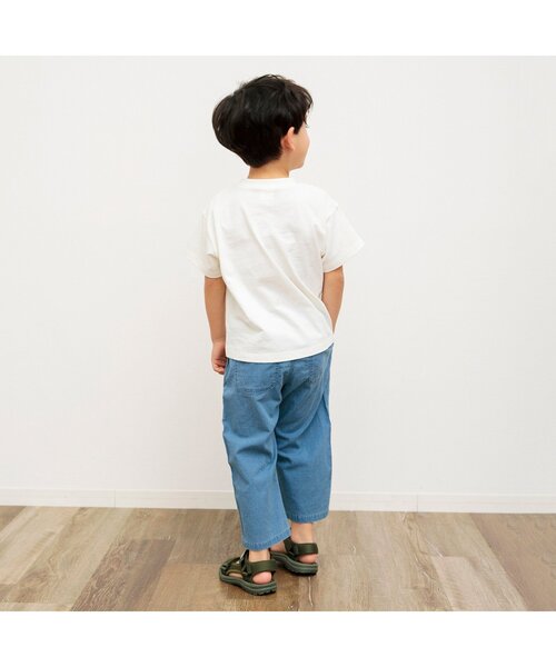 BREEZE(ブリーズ)の「【ジュニア対応】アニマルカレッジ半袖Tシャツ(Tシャツ/カットソー・キッズ・オフホワイト/ネイビー/イエロー/グリーン/ピンク・80/90/100/110/120/130/140)」の13枚目の写真