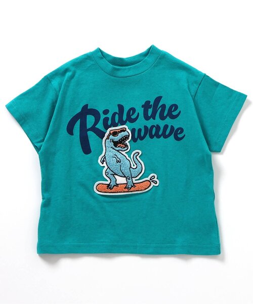 BREEZE(ブリーズ)の「【ジュニア対応】アニマルカレッジ半袖Tシャツ(Tシャツ/カットソー・キッズ・オフホワイト/ネイビー/イエロー/グリーン/ピンク・80/90/100/110/120/130/140)」の14枚目の写真