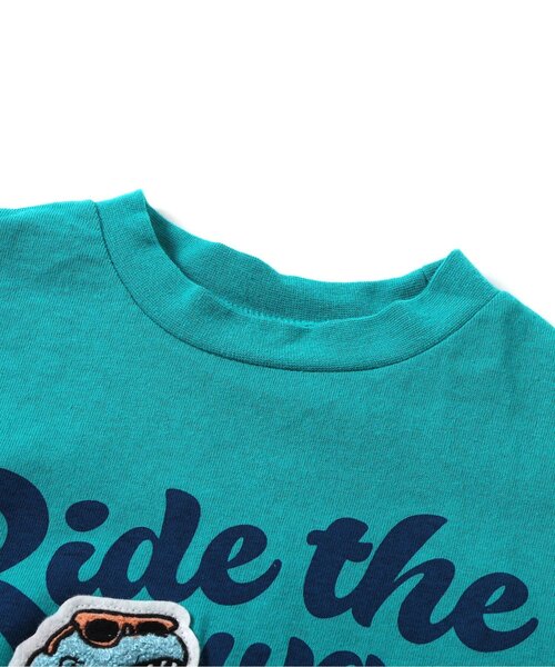 BREEZE(ブリーズ)の「【ジュニア対応】アニマルカレッジ半袖Tシャツ(Tシャツ/カットソー・キッズ・オフホワイト/ネイビー/イエロー/グリーン/ピンク・80/90/100/110/120/130/140)」の18枚目の写真