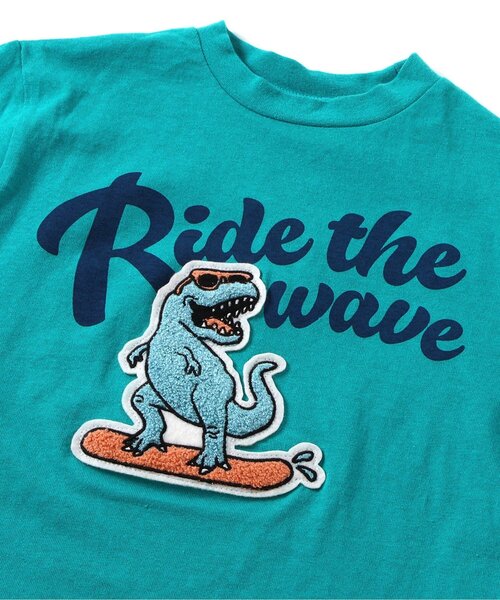 BREEZE(ブリーズ)の「【ジュニア対応】アニマルカレッジ半袖Tシャツ(Tシャツ/カットソー・キッズ・オフホワイト/ネイビー/イエロー/グリーン/ピンク・80/90/100/110/120/130/140)」の19枚目の写真