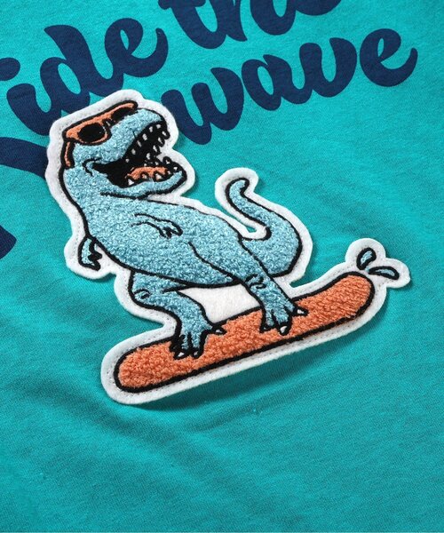 BREEZE(ブリーズ)の「【ジュニア対応】アニマルカレッジ半袖Tシャツ(Tシャツ/カットソー・キッズ・オフホワイト/ネイビー/イエロー/グリーン/ピンク・80/90/100/110/120/130/140)」の20枚目の写真