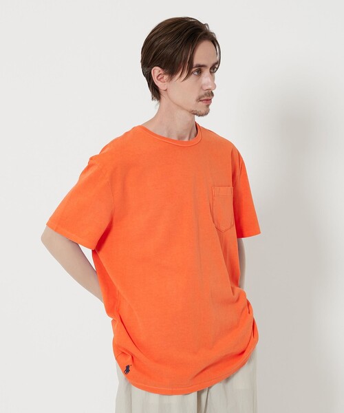 ヴァレンティノガラヴァーニ コットンロゴTシャツ オレンジ オレンジ系 VALENTINO(ヴァレンティノ) トップス(メンズ) - 海外