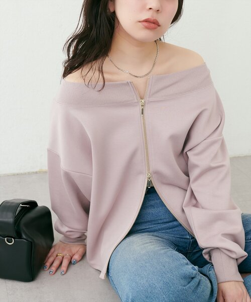 「natural couture」 長袖カットソー FREE カーキ レディース natural couture 「natural couture」 長袖カットソー FREE