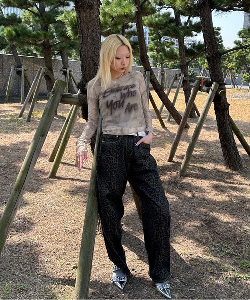 sedacle girl(セダクルガール)の「シアースキントップス(Tシャツ/カットソー・レディース・チャコールグレー/ブルー/ベージュ・SMALL/MEDIUM)」の12枚目の写真