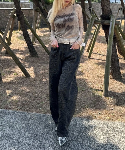 sedacle girl(セダクルガール)の「シアースキントップス(Tシャツ/カットソー・レディース・チャコールグレー/ブルー/ベージュ・SMALL/MEDIUM)」の11枚目の写真