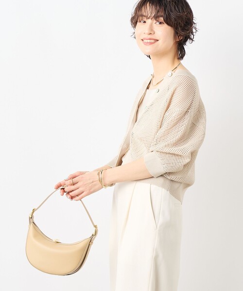 NOLLEY’S（ノーリーズ）の「《手洗い可能》スパンコールメッシュ5分袖カーディガン（カーディガン/ボレロ・レディース・オフホワイト/ベージュ/ブラウン/ブラック/ネイビー・38）」の22枚目の写真