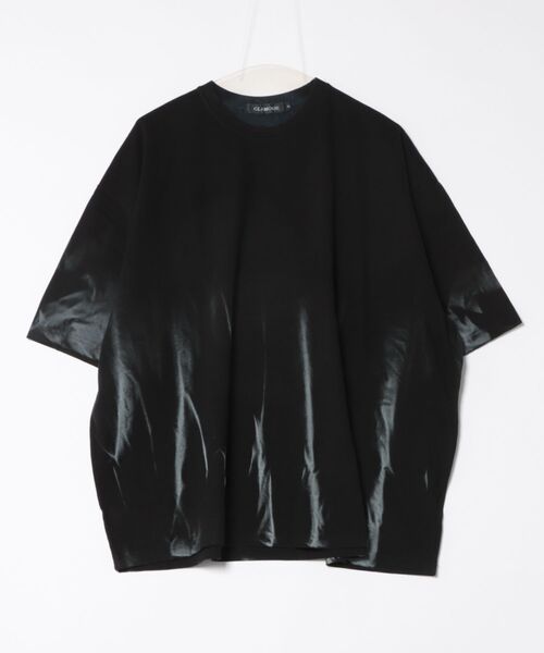 a.p.o.v.(エーピーオービー)の「a.p.o.v. グラデーションダート染色プリントペイントオーバーサイズTシャツ(Tシャツ/カットソー・メンズ・ブラック/ホワイト・ONESIZE)」の8枚目の写真