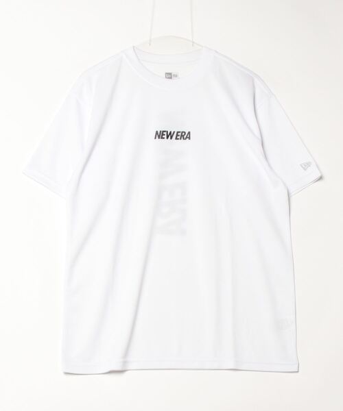NEW ERA(ニューエラ)の「ニューエラ PA SS TECH TEE WORDMARK LOGO WHI(Tシャツ/カットソー・メンズ・ホワイト・M/L/LL)」の1枚目の写真