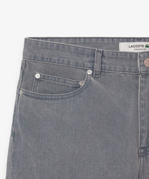 LACOSTE（ラコステ）の「ナチュラルピグメントダイデニムショーツ（デニムパンツ・メンズ・グレー・33/32/30/31）」の6枚目の写真