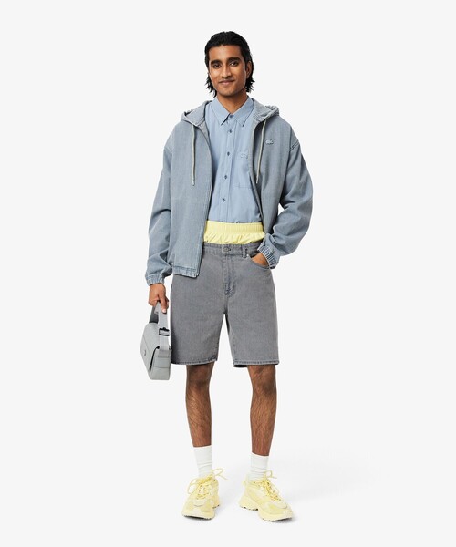 LACOSTE（ラコステ）の「ナチュラルピグメントダイデニムショーツ（デニムパンツ・メンズ・グレー・33/32/30/31）」の8枚目の写真